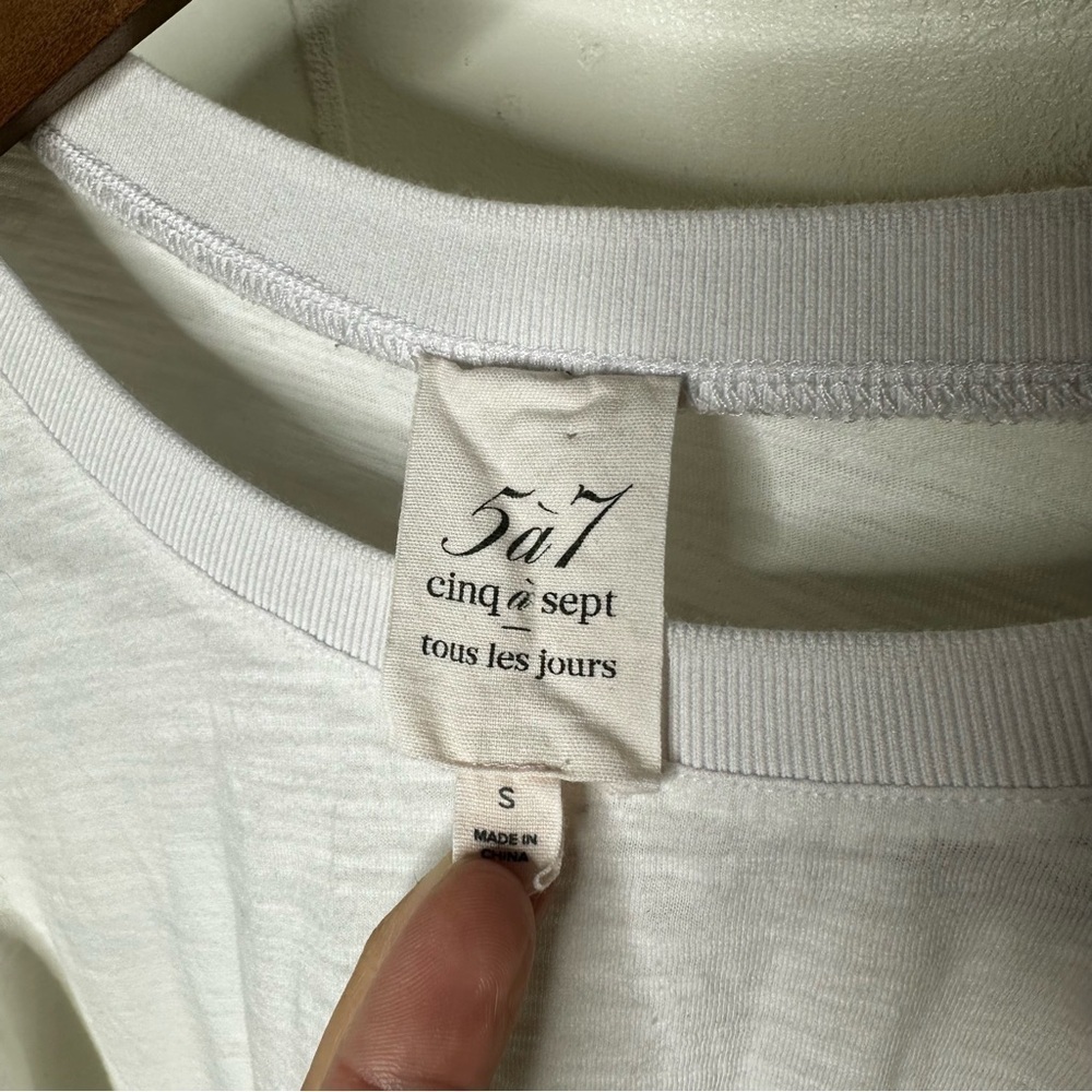 Cinq à Sept Hailey Ruffle Sleeve Top sz S - Picture 6 of 7